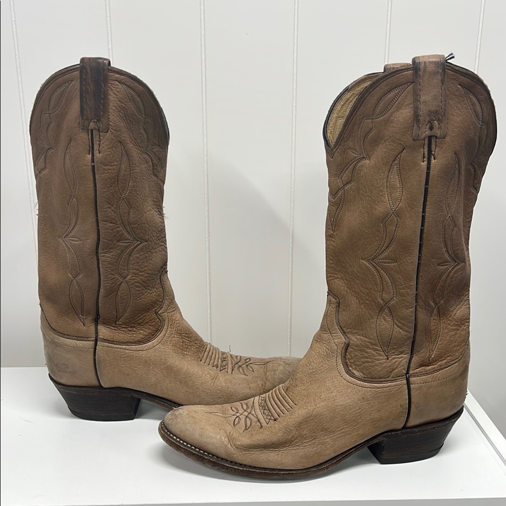 Dan Post Tan Cowboy Boots 6557 Tan